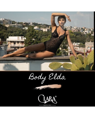 Body Clara Elda in pizzo